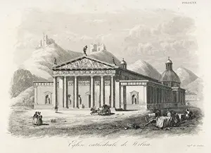 Lithuania Prints: Vilna Cathedral