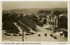 Plaza Prints: Vina del Mar - Plaza Jose Francisco Vergara - Chile
