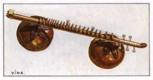 Vina Prints: Vina - Indian Instrument