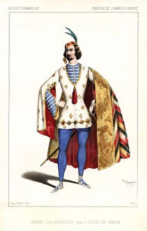 Vincent Alfred Baron as Piquillo in L'Etoile du Berger, 1846