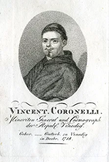Coronelli Prints: Vincent Coronelli - Cartographer