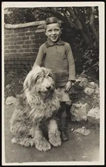 Sheep Dog Prints: Vincent Frederick & Dog