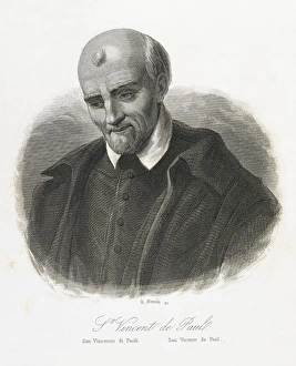Vincent De Paul, Saint (1581-1660). Illustration