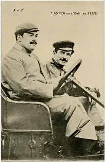 Steering Prints: Vincenzo Lancia - Italian Motor Engineer and pilot