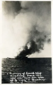 Images Dated 12th April 2022: The Vinh-Long, French naval vessel (a 5500-ton screw steamship)