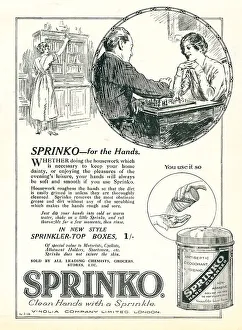 Vinolia Company Sprinko Advertisement