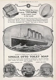 Promoting Prints: Vinolia Soap promotion featuring RMS Titanic