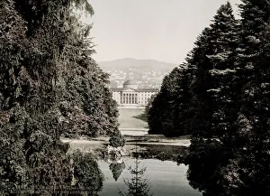 Vintage 19th century / 1900 photograph: Kassel, a city in central Germany Vintage 19th century / 1900 photograph: Kassel, a city in central Germany