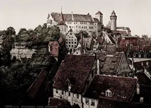 Vintage 19th century / 1900 photograph: view of Nuremberg