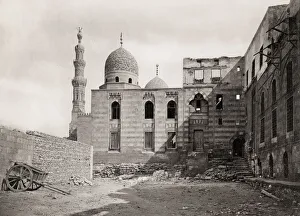 Vintage 19th century photograph: archetecture, Tombs of the Caliphs, City of the Dead Vintage 19th century photograph: archetecture, Tombs of the Caliphs, City of the Dead