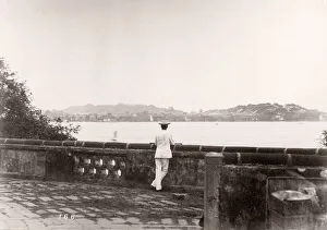 Vintage 19th century photograph China c. 1880s - Wuchang Wuhan