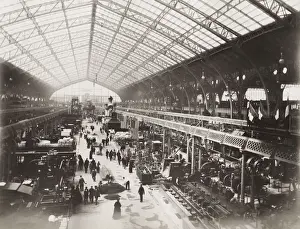 Vintage 19th century photograph: Exposition Universelle, Paris