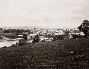 Vintage 19th century photograph - United Kingdom - Cardigan, Wales