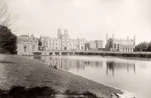 Vintage 19th century photograph - United Kingdom - Stonyhurst Collgee
