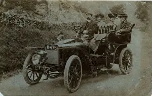 Wentworth Postcard Collection Prints: Vintage Car, England. Date: 1902