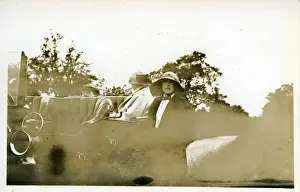 Vintage Car on Picnic