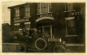 Prop Collection: Vintage Car (possibly a Belsize), Shakespeare Hotel