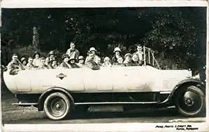 Heather Prints: Vintage Charabanc, Torquay, England