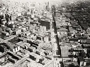 Vintage early 20th century press photograph: California Street, San Francisco