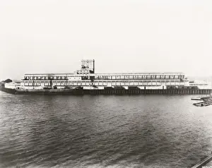Vintage early 20th century press photograph: Hanford Street terminal, Seattle