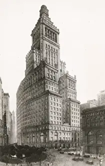 Vintage early 20th century press photograph: Standard Oil Building, Manhattan, New York