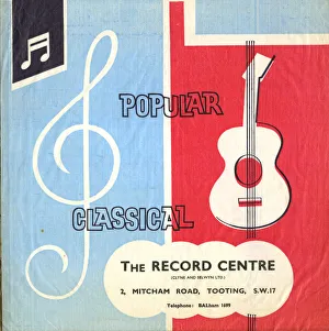 Images Dated 7th September 2018: Vintage paper bag, The Record Centre, Tooting, London