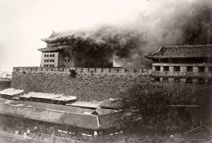 Vintage Photograph China c. 1900 - Boxer rebellion or uprising