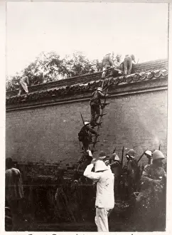 Vintage Photograph China c. 1900 - Boxer rebellion or uprising