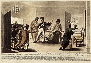 Absolutism Gallery: VINUESA, Mat�(1770-1821). Assault ot the prison