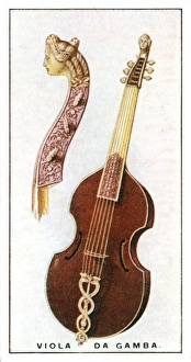 1701 Gallery: Viola da Gamba (Leg Viol) - a Bass Viol
