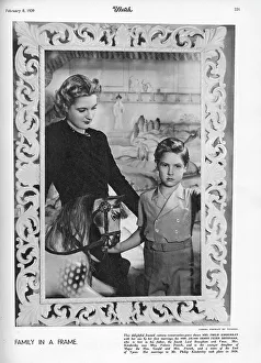 Leyland Prints: Violet Kindersley with her son