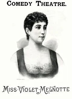 Images Dated 31st March 2020: Violet Melnotte, Comedy Theatre Poster circa 1885