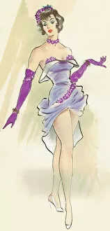 Violet Collection: Violet - Murrays Cabaret Club costume design