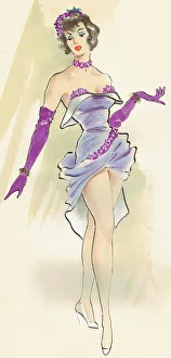 Murray's Cabaret Club Collection: Violet - Murrays Cabaret Club costume design