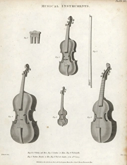 Violin, sordine, violoncello, violino piccola Violin, sordine, violoncello, violino piccola