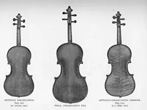 Two violins and a viola by Stradivarius