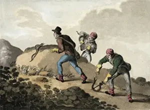 Viper Prints: Viper Hunt (19th c. ). Litography