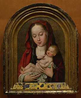 1485 Prints: Virgin and Child, circa 1485-1490. Unknown artist. Flanders