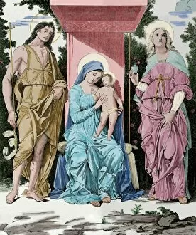 Magdalen Gallery: The Virgin and Child with the Magdalene and Saint John the B