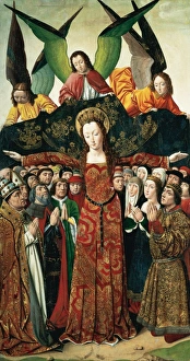 The Virgin of Mercy. 15th century. Altarpiece from the Conve The Virgin of Mercy. 15th century. Altarpiece from the Conve