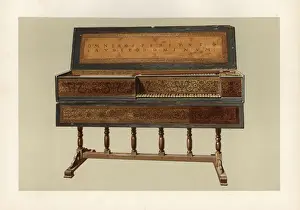 Harpsichord Prints: Virginal or harpsichord, Vierkante Clavisingel