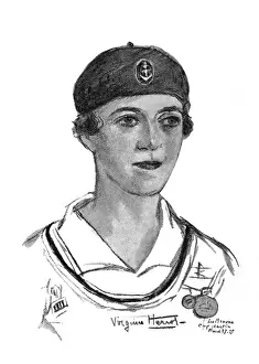 Olympics Prints: Virginie Heriot, French yachtswoman