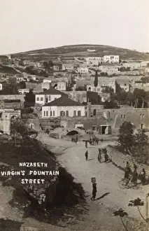 Virgins Fountain Street, Nazareth, Northern Israel