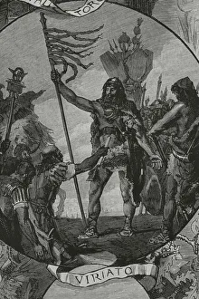 Lusitanian Prints: Viriato or Viriathus (d. 139 BC)