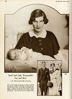 Viscount Weymouth, the former Daphne Vivian, pictured with her baby son Viscount Weymouth, the former Daphne Vivian, pictured with her baby son
