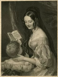 Viscountess Valletort and her son