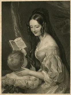 Images Dated 30th April 2018: Viscountess Valletort and her son
