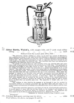 Images Dated 17th June 2011: Visicks Ether Bottle