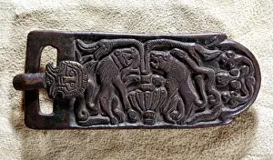 Brooch Prints: Visigothic art. Metal brooch