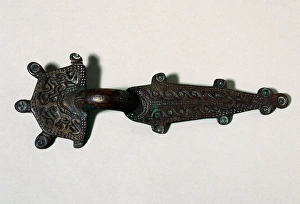 Closing Gallery: Visigothic art. Spain. Pin of bronze. 6th-7th century. From